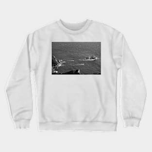 Sea at Paleokastritsa, Island of Corfu, Greece Crewneck Sweatshirt